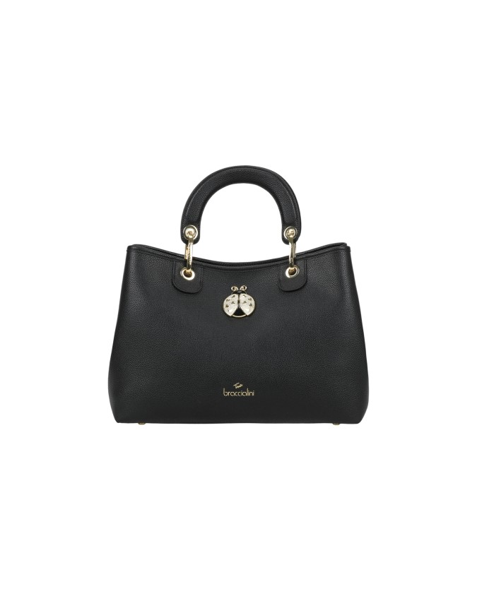  Braccialini - Borsa a mano in simil pelle grande Beth Jewels