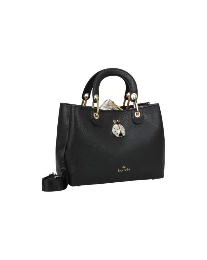  Braccialini - Borsa a mano in simil pelle grande Beth Jewels