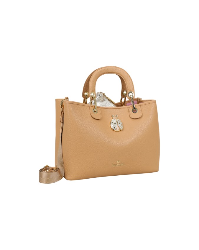  Braccialini - Borsa a mano in simil pelle grande Beth Jewels
