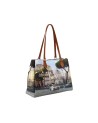  Ynot - Borsa Donna Tote con stampa in ecopelle Yesbag
