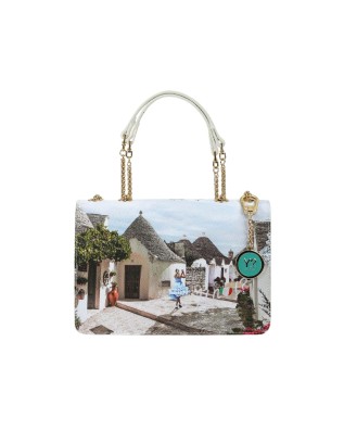  Ynot - Borsa Donna Flap con patta in ecopelle Yesbag