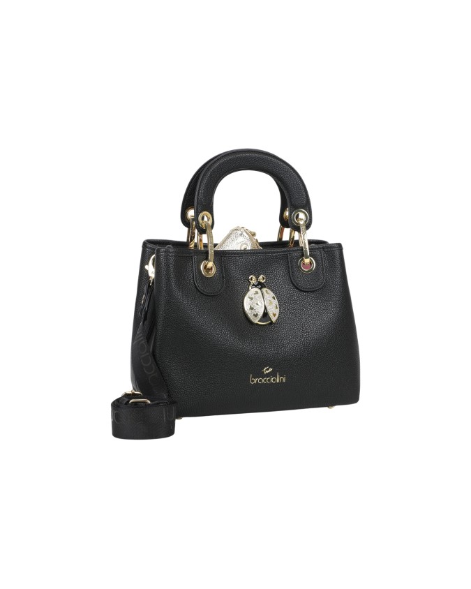  Braccialini - Borsa a mano media in simil pelle Beth Jewels