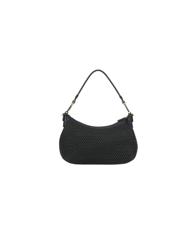  Braccialini - Borsa a spalla hobo in tessuto tricot effetto