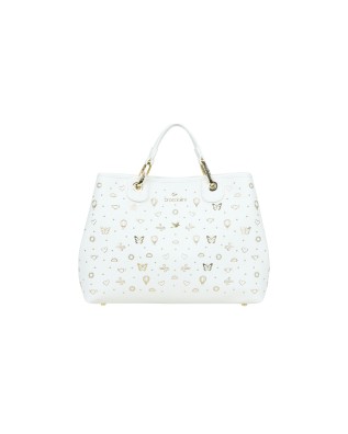 Braccialini - Borsa a mano con tracolla in simil pelle grande Beth Strass