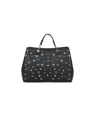 Braccialini - Borsa a mano con tracolla in simil pelle grande Beth Strass 2