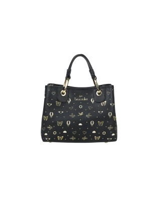 Braccialini - Borsa a mano con tracolla in simil pelle media Beth Strass