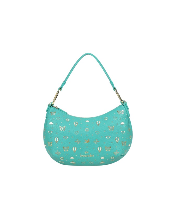  Braccialini - Borsa a spalla in simil pelle Beth Strass