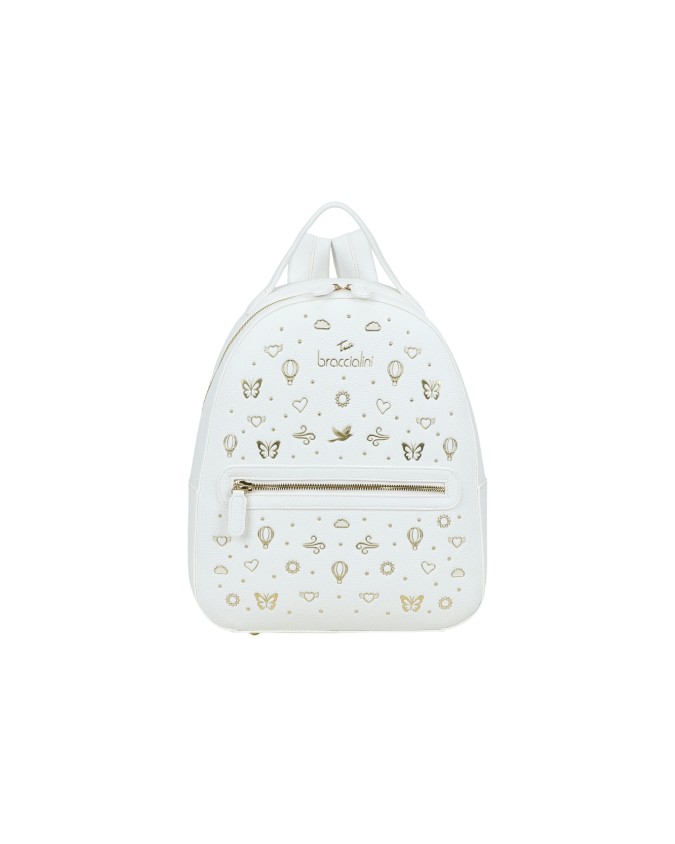  Braccialini - Zaino donna in simil pelle con borchie Beth