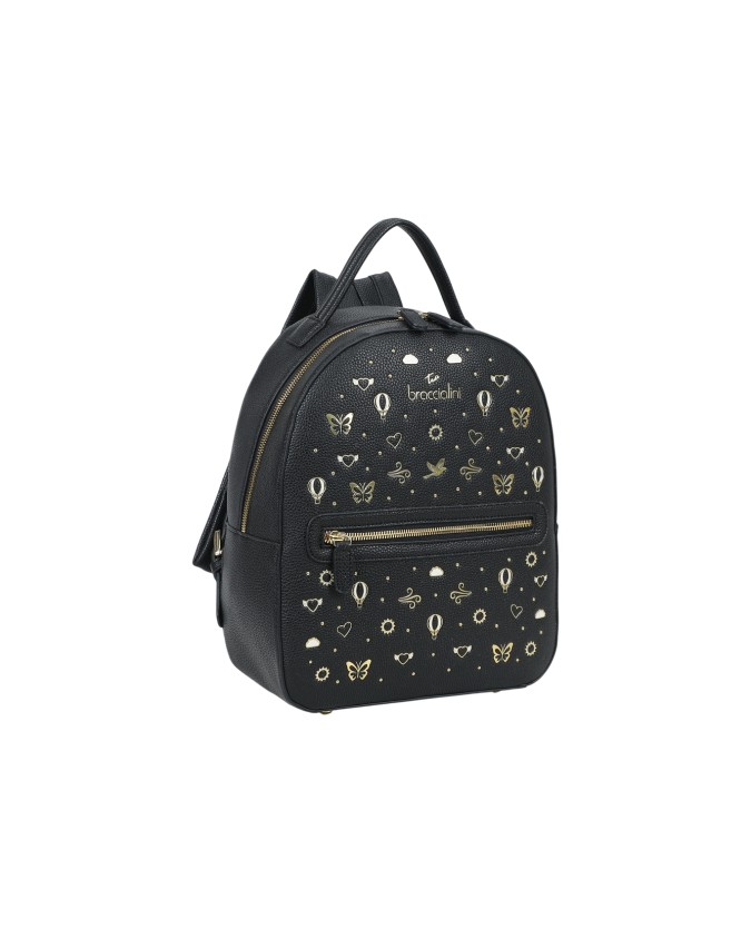  Braccialini - Zaino donna in simil pelle con borchie Beth