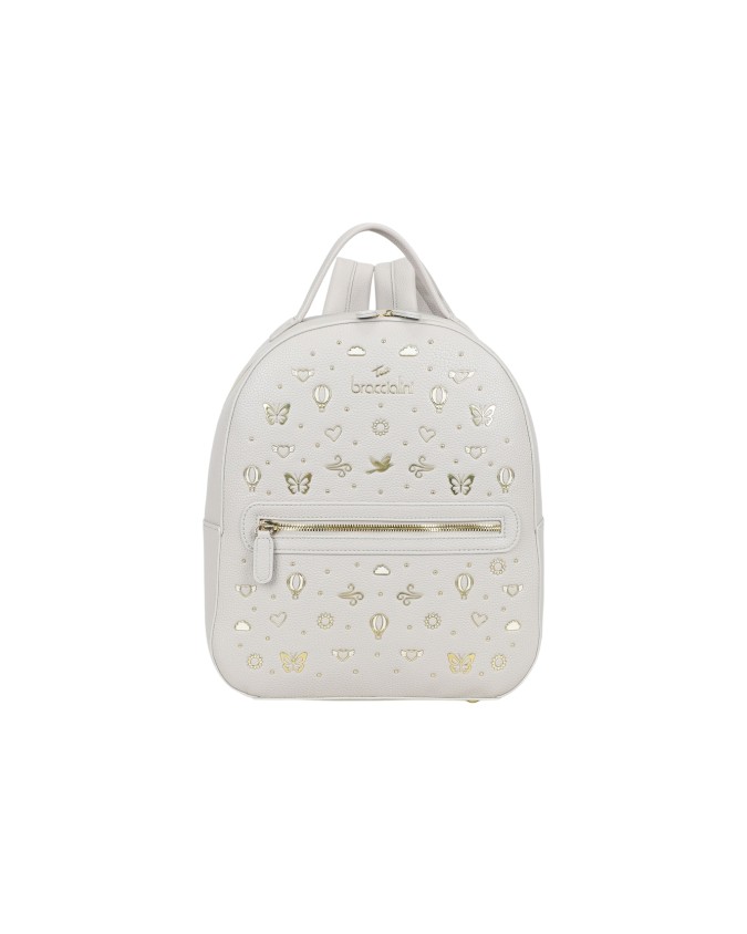  Braccialini - Zaino donna in simil pelle con borchie Beth