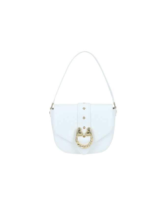 Braccialini - Borsa a spalla in pelle con patta Baroque