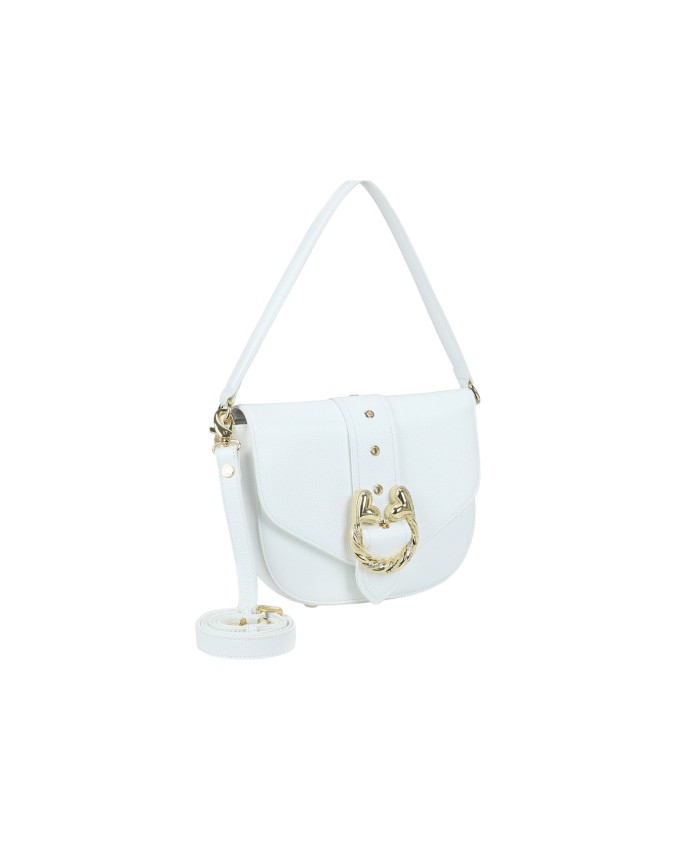  Braccialini - Borsa a spalla in pelle con patta Baroque