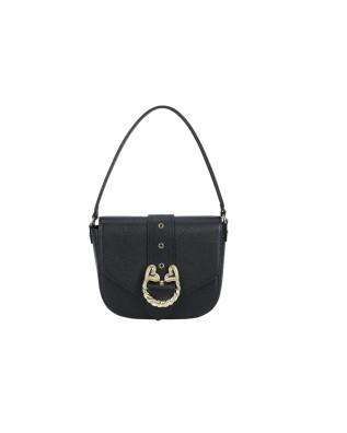  Braccialini - Borsa a spalla in pelle con patta Baroque