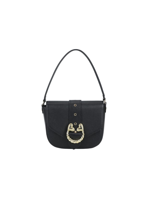  Braccialini - Borsa a spalla in pelle con patta Baroque