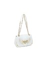  Braccialini - Borsa a spalla in simil pelle con borchie Rock