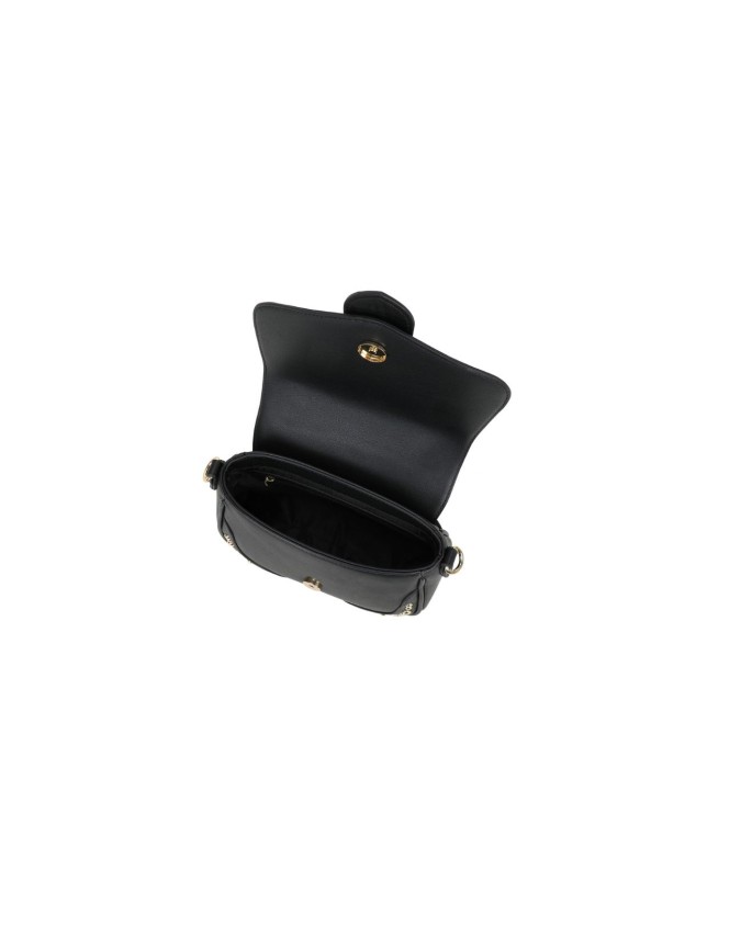  Braccialini - Borsa a mano in simil pelle con patta e borchie