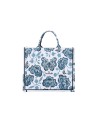  Braccialini - Borsa a mano in tessuto grande con tracolla Queen