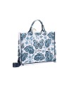  Braccialini - Borsa a mano in tessuto grande con tracolla Queen