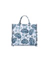  Braccialini - Borsa a mano in tessuto grande con tracolla Queen