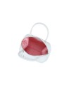  Braccialini - Bauletto in pelle con doppi manici e tracolla