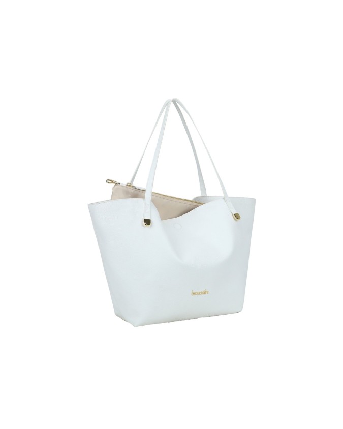  Braccialini - Borsa shopping morbida in pelle Ariel