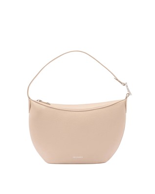 Trussardi - Kleine Hobo-Tasche aus genarbtem Leder in der Farbe