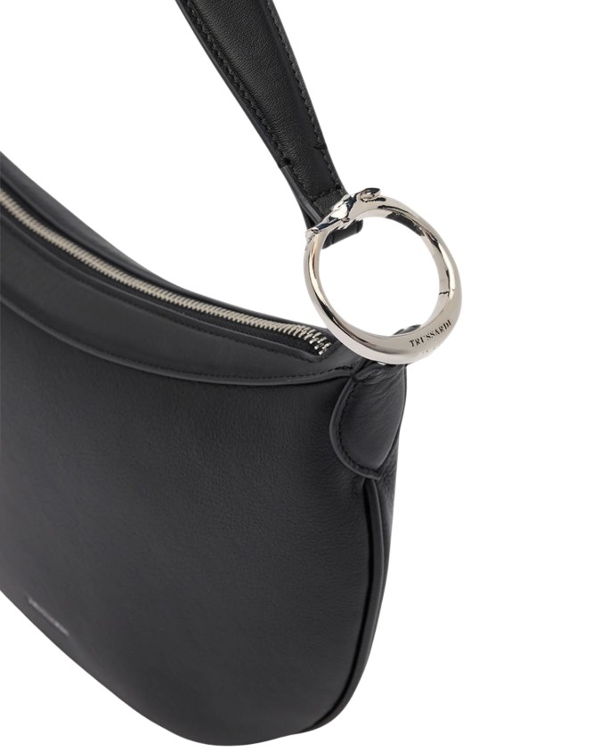  Trussardi - Borsa Hobo Small in Pelle Martellata Whippet