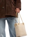  Trussardi - Borsa a Secchiello con Catena in Nappa Orbita Mini