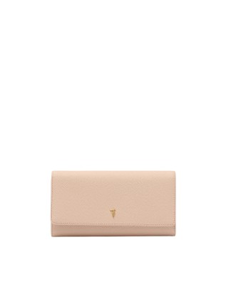  Trussardi - Portafoglio con Patta in Pelle Cameo Continental