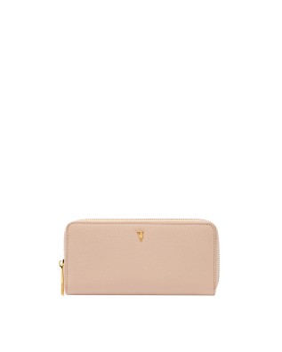 Trussardi - Cameo Leather Zip-Around Wallet