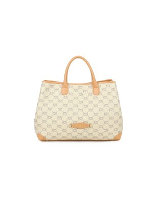  Braccialini - Borsa a mano grande in pelle con tracolla