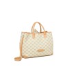  Braccialini - Borsa a mano grande in pelle con tracolla
