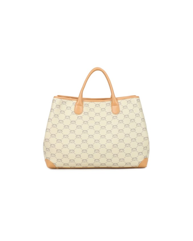  Braccialini - Borsa a mano grande in pelle con tracolla