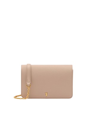  Trussardi - Borsa a Tracolla con Patta in Pelle Cameo