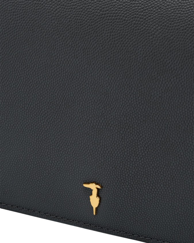  Trussardi - Borsa a Tracolla con Patta in Pelle Cameo