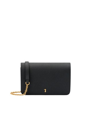 Trussardi - Cameo Leather Flap Shoulder Bag