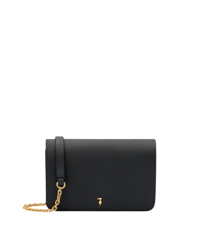  Trussardi - Borsa a Tracolla con Patta in Pelle Cameo