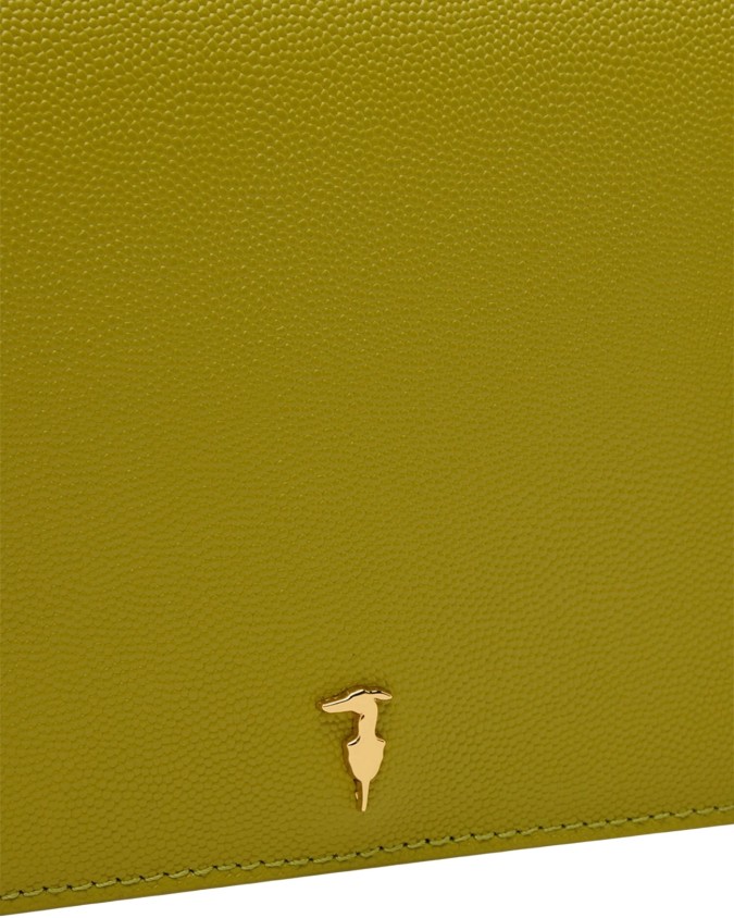  Trussardi - Borsa a Tracolla con Patta in Pelle Cameo