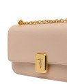  Trussardi - Borsa a Tracolla con Patta in Pelle Cameo Small