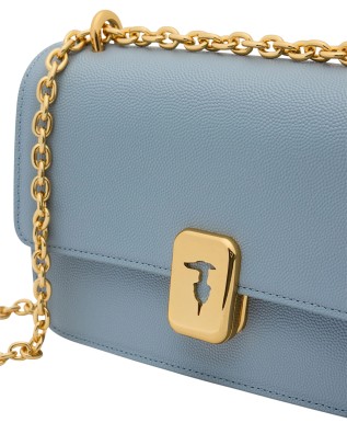 Trussardi - Small Cameo Leather Flap Shoulder Bag - CITADEL 2