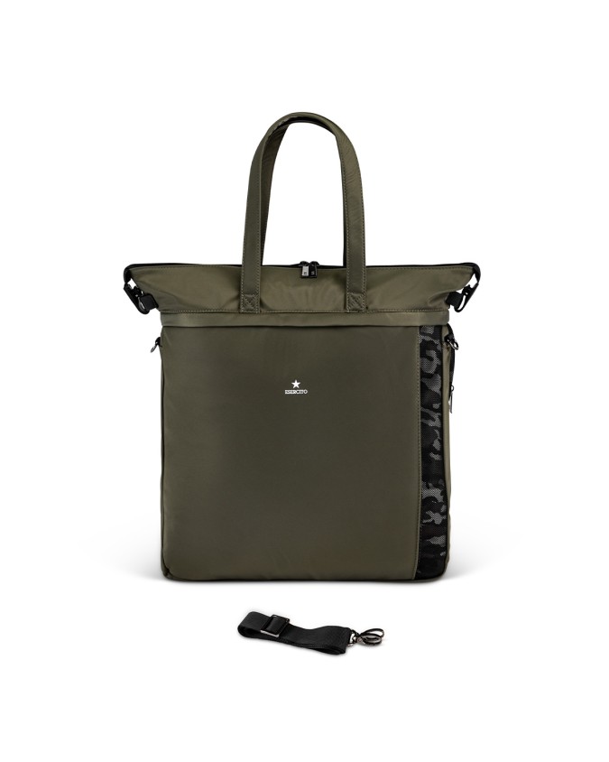  Esercito - Borsa Shopping Verticale in Nylon G-Force