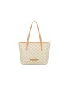  Braccialini - Borsa a spalla shopping in pelle stampata