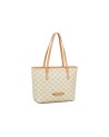  Braccialini - Borsa a spalla shopping in pelle stampata