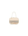  Braccialini - Borsa bauletto con due manici e tracolla in