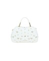  Braccialini - Borsa bauletto in simil pelle con borchie e