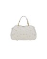  Braccialini - Borsa bauletto in simil pelle con borchie e