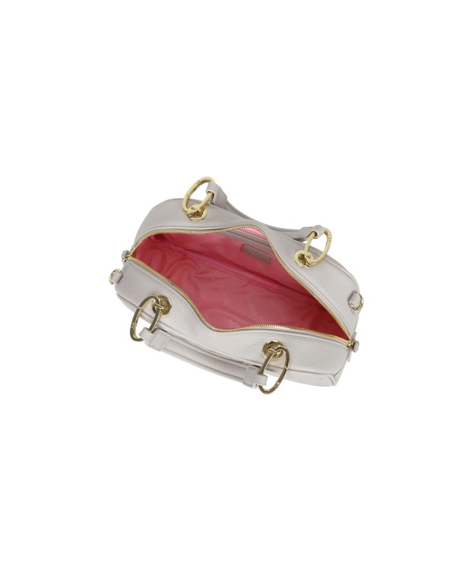  Braccialini - Borsa bauletto in simil pelle con borchie e