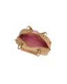  Braccialini - Borsa bauletto in simil pelle con borchie e
