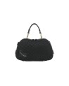  Braccialini - Borsa bauletto a tracolla in tessuto intrecciato
