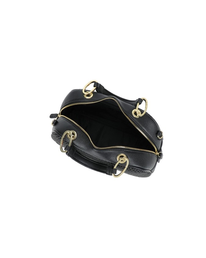  Braccialini - Borsa bauletto a tracolla in tessuto intrecciato